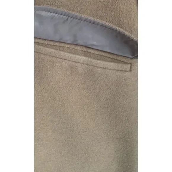 Mulberry Street LARGE Women's Single Breasted Wool Blend‎ Coat Jacket Pockets - Picture 4 of 9